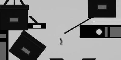 the srping doign some tricky platfoming (2D, monochromatic)