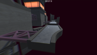 Screenshot from an early section of Golden Heights