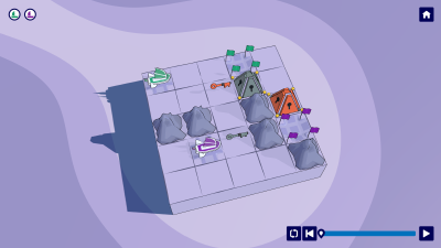 Optional level featuring 2 ships, keys and gates.